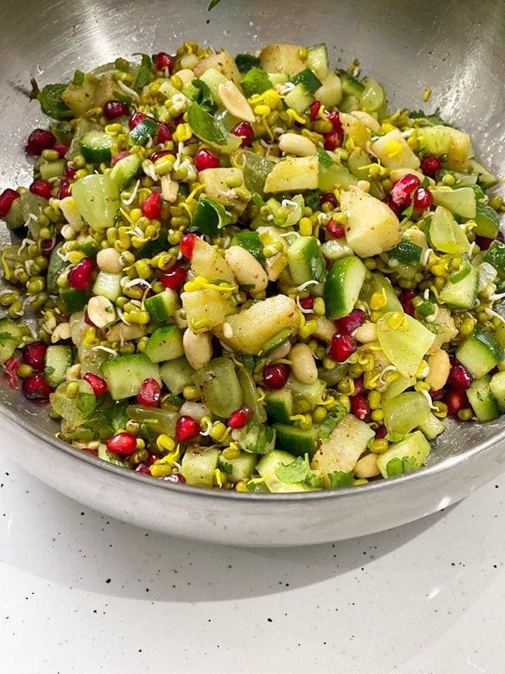 Moong Sprouts Chaat